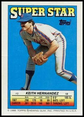 3 Keith Hernandez